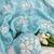 Sky-Blue Color embroidery sequence work Organza Saree