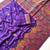  Purple Color Kashmiri Thread Zari Woven Work Pashmina Dola Silk Saree