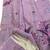 Purple Color woven floral motifs Silk Saree