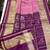 Pink Color Unique Chex and Patola combination  Pure silk Saree