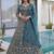 Designer wedding net lehenga choli