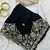 Black Color Sequence Embrodairy Cuttwork  art silk saree