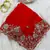 Red  Color Sequence Embrodairy Cuttwork  Silk Saree