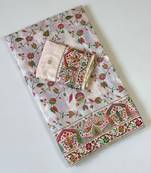 White Color Kashmiri Thread With Woven Work Rajwadi Pashmina Dola Silk Saree