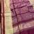 Wine Color hand woven Patola Silk Saree