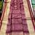 Wine Color hand woven Patola Silk Saree