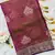 Wine Color Zari Border And Lagdi Pallu Silk Saree