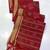 Maroon Color Zari Weaving Cotton Saree