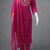 Label divine attire women pink chanderi embroidered kurta pant set with dupatta