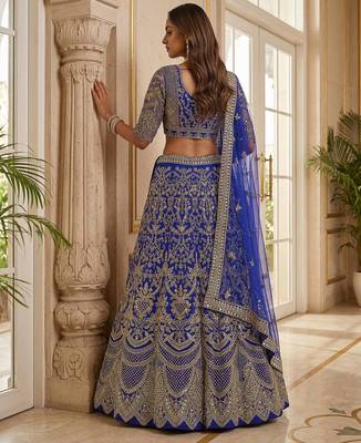 Designer Net Lehenga Choli for Wedding 3
