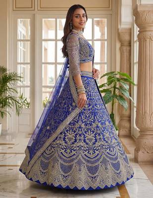Designer Net Lehenga Choli for Wedding 5