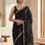 Black Color Zari  Weaving Silk Saree