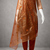 Label divine attire women orange lucknowi chikankari kurta pant dupatta set