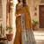 Yellow Color bandhani and kalamkari design Silk Saree