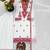 White reyon cotton embroidery thread work patiala suit