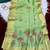 Parrot Green Color floral weaving Cotton Saree