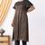 Brown  plain kurta set