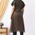 Brown  plain kurta set