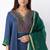 Blue modal geometric print kurta set
