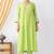 Light green art silk sequins work kurta set