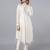 Off white chanderi silk plain kurta set