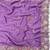 Purple Color Multi thread embroidery cut work Georgette Saree
