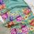 Teal Color Digital floral print Tissue Saree