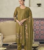  mustard lawn cotton digital printed dress material