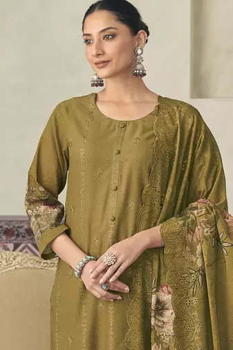  mustard lawn cotton digital printed dress material