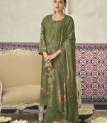 olive lawn cotton digital printed dress material