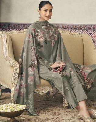  grey lawn cotton digital printed dress material 3