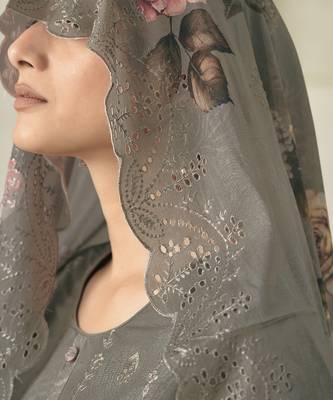  grey lawn cotton digital printed dress material 4