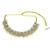 Gold plated kundan choker maang tikka set