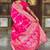 Designer pink zari weaving work banarasi silk saree