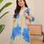 A-line rayon printed kurta with pant for women and girls ethnic wear