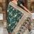Designer green zari weaving work banarasi silk saree