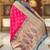 Designer pink zari weaving work paithani silk saree