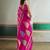 Pink color soft modal satin ajrakh print saree – timeless ethnic collection