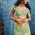 Light green color luxurious zari tissue handloom saree – classic ethnic collection