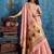 Pink luxurious zari tissue handloom saree – classic ethnic collection