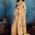 Light brown color luxurious zari tissue handloom saree – classic ethnic collection