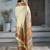 Cream color soft modal satin ajrakh print saree – timeless ethnic collection