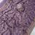 Lavender pure space silk saree with beautiful sequence embroidery work with cut work border