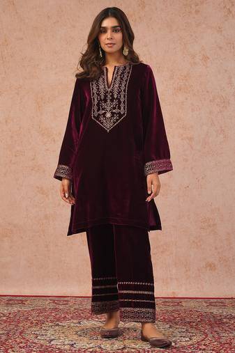 Womens embroidery salwar suit set with dupatta