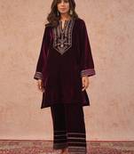 Womens embroidery salwar suit set with dupatta