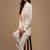 white cotton schiffli embroidered co-ord set
