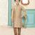 Beige festive wear designer silk boys-kurta-pyjama