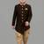 Brown festive wear designer art dupion silk boys-indo-western-dress