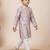 Pink festive wear designer jacquard boys-kurta-pyjama