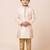 Pink festive wear designer jacquard boys-kurta-pyjama